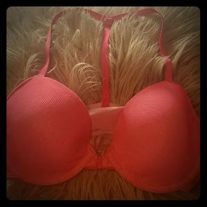 Sexy Mesh Pink Natori T-back Bra 32D